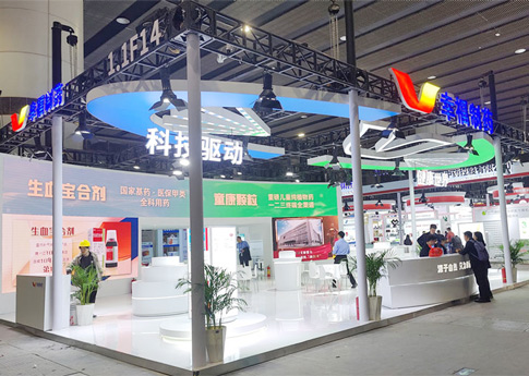 藥交會(huì)醫(yī)藥企業(yè)展臺(tái)搭建現(xiàn)場(chǎng)與會(huì)展制作