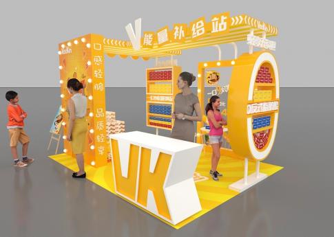 達利園地推小展臺設(shè)計搭建案例分析及特裝展覽公司